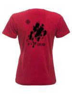 Espevær t-skjorte hjerte og kart dame