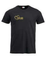 Espevær t-skjorte hjerte og kart