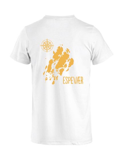 Espevær t-skjorte hjerte og kart junior