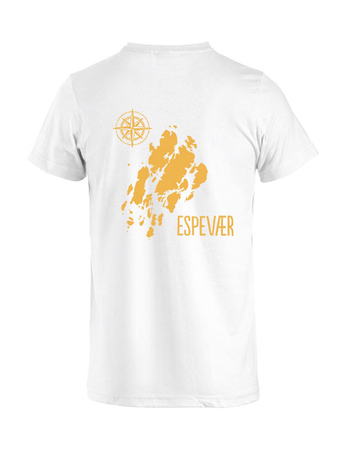 Espevær t-skjorte hjerte og kart junior