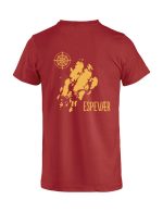 Espevær t-skjorte hjerte og kart junior