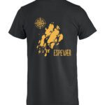 Espevær t-skjorte hjerte og kart junior