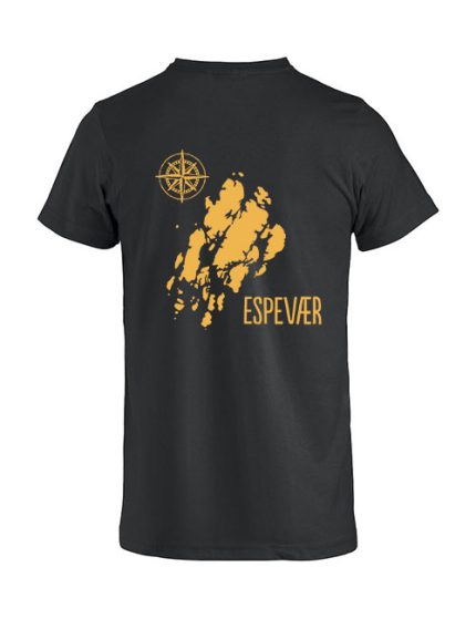 Espevær t-skjorte hjerte og kart junior