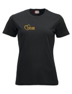 t-skjorte Espevær dialket sort tekst på hvit t-skjorte