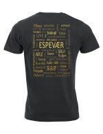 t-skjorte-Espevær-dialekt-sort-gullVinyl-bak