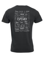 t-skjorte-Espevær-dialekt-sort-hvitVinyl-bak