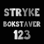 Strykebokstaver fun sølv