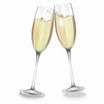 Strykemerke Champagneglass
