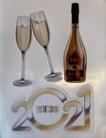 Strykemerke Champagneglass - Bilde 2