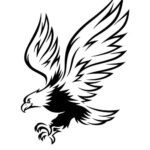 Strykemerke Ørn i action