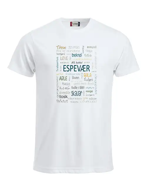 Espevær T-skjorte dialket
