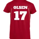 Drakt med nummer og navn