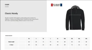 Størrelse guise classic hoodie