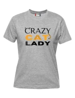 Crazy cat lady grå