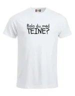 Bala du med teine hvit
