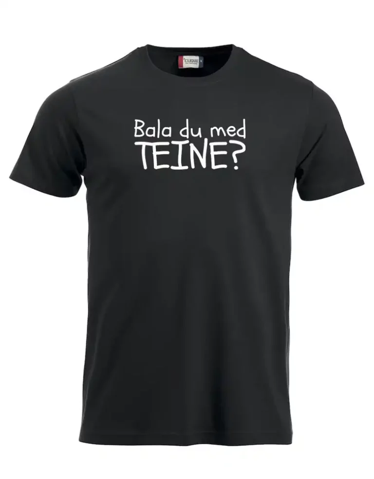 Bala du med teine sort