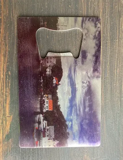 Stor flaskeåpner kort bilde