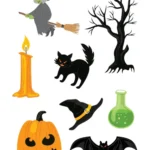 Klistermerke Halloween