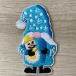 Julenisse Patch blå