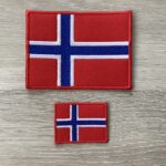 Norsk flagg patch