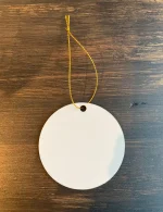 Julepynt med trykk rund