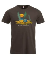 t-skjorte ikke bli inne når alt håp er ute " stk som camper i telt