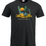 t-skjorte ikke bli inne når alt håp er ute " stk som camper i telt