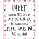 Skilt Lykke handler ikke om