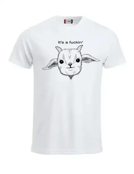 Its a fucking goat -med bilde av en søt geit