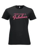 T-skjorte Fablious rosa dame