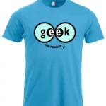 t-skjorte Geek turkis