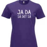 Jada, så det så