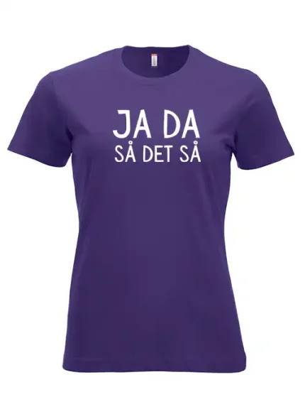 Jada, så det så