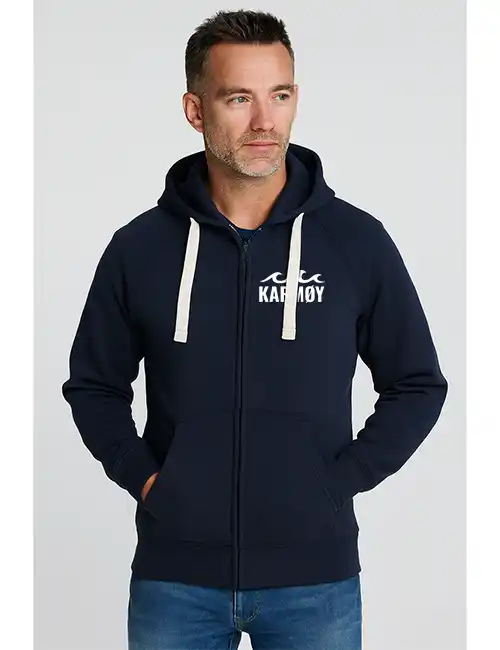 Karmøy logo framme marineblå