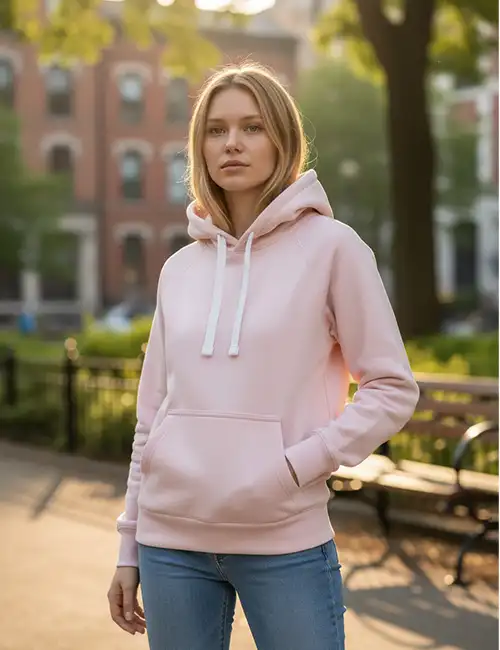 GOAT premium hettegenser candy pink