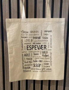 Handlenett Espevær dialekt natur