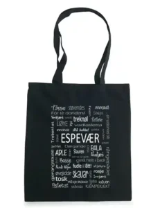 Handlenett Espevær dialekt sort