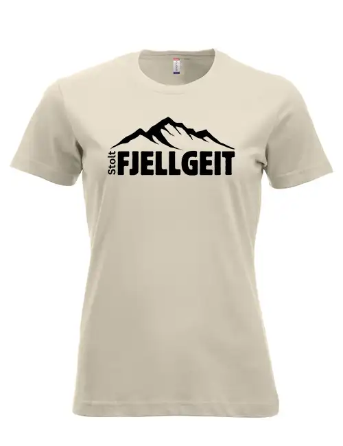 t skjorte Stolt fjellgeit khaki