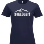 t skjorte Stolt fjellgeit marine blå