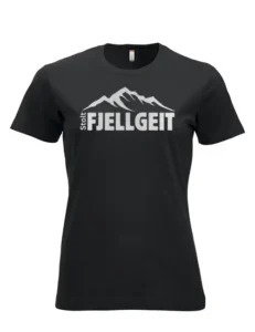 t skjorte Stolt fjellgeit sort