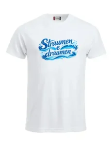 t skjorte Straumen e draumen hvit