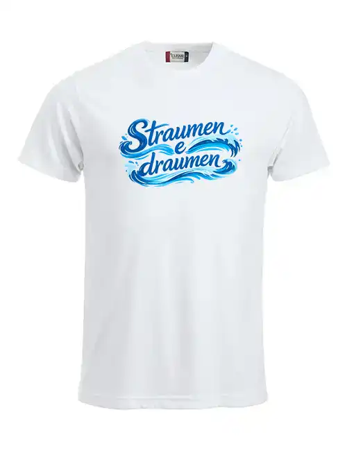 t skjorte Straumen e draumen hvit