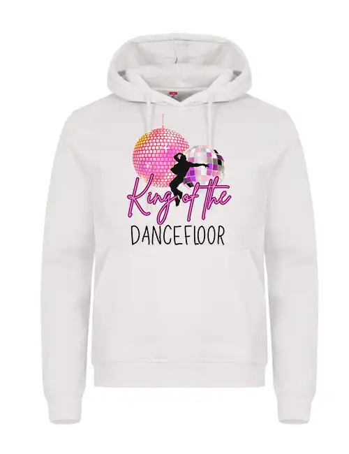 Hoodie offwhite King on the dance floor